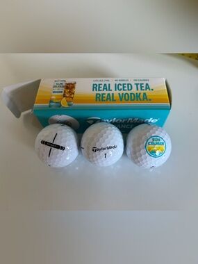 Sun Cruiser x TaylorMade golf balls, New, 3-pack